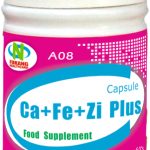 Fukang A08 Ca+Fe+Zi Plus-250mg 60 capsules