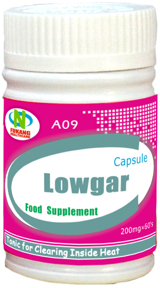 Fukang A09 Lowgar-200mg 60 capsules
