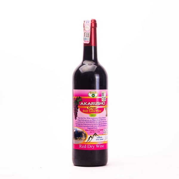 Akarusho grape red dry wine 750ml Bottle