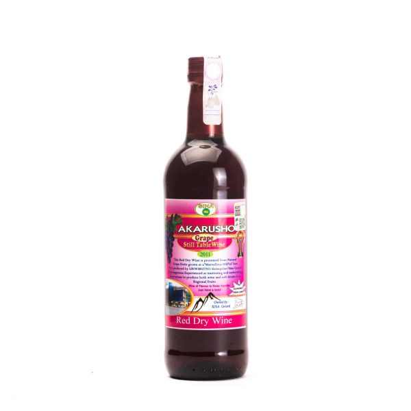 Akarusho grape red dry wine 750ml Bottle - Image 2