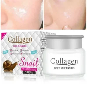 COLLAGEN DEEP CLEANSING SNAIL WHITENING CREAM - 80G