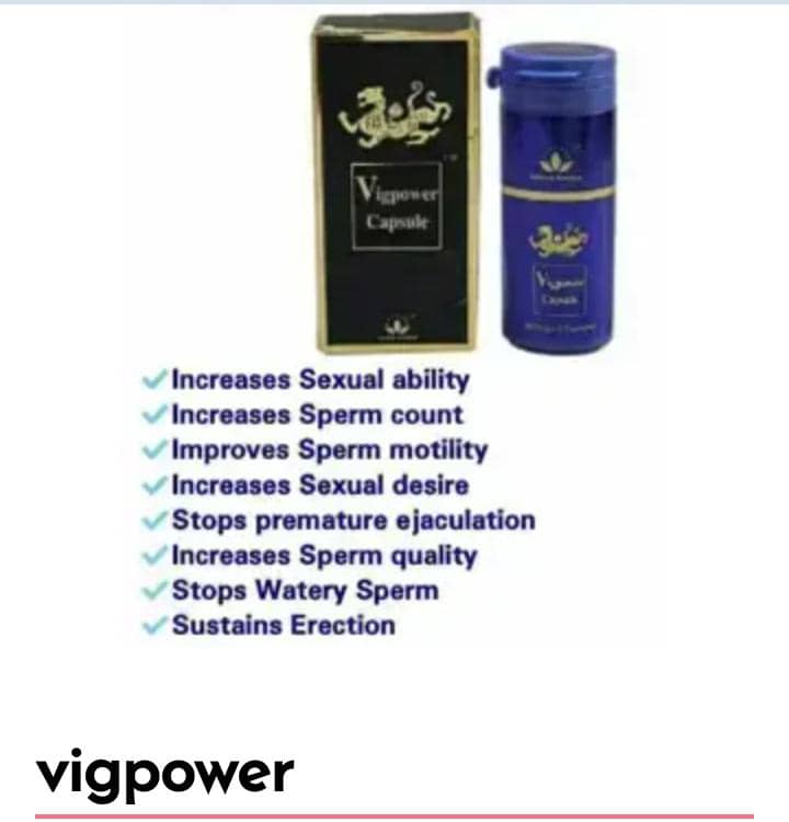 Vip power capsules: Strong Erection, Stamina & Premature Ejaculation Prevention - Image 3