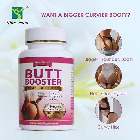 Wins Town herbal Butt Booster Pills & Buttocks Enhancement - 60 Tablets - Image 5