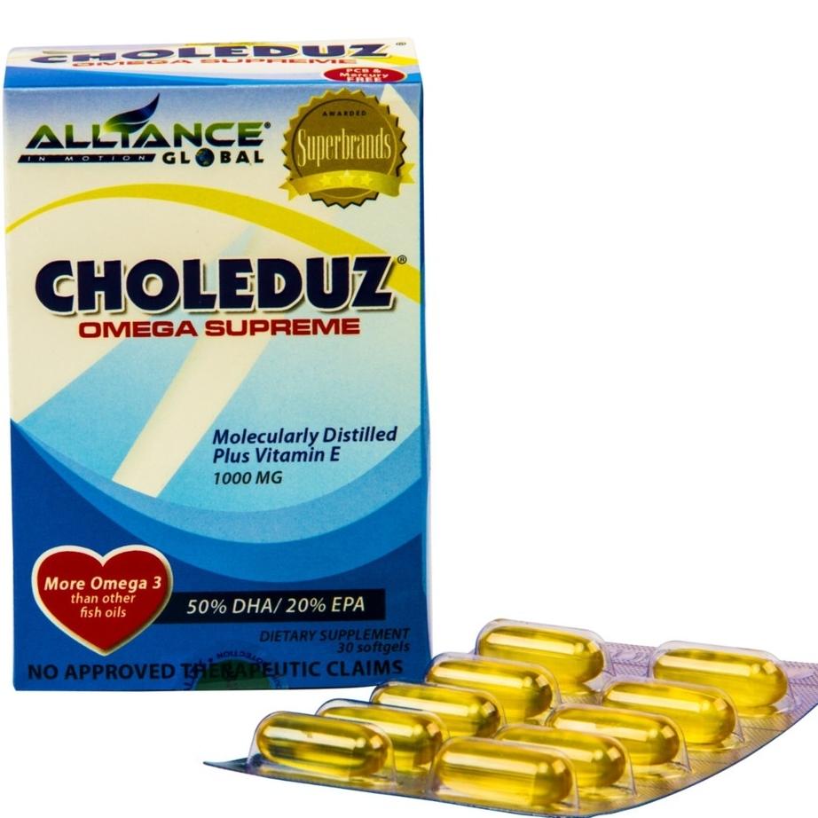 HEALTH BENEFITS OF CHOLEDUZ OMEGA SUPREME: ANTI-INFLAMMATORY (FISH OIL) 30 SOFTGELS