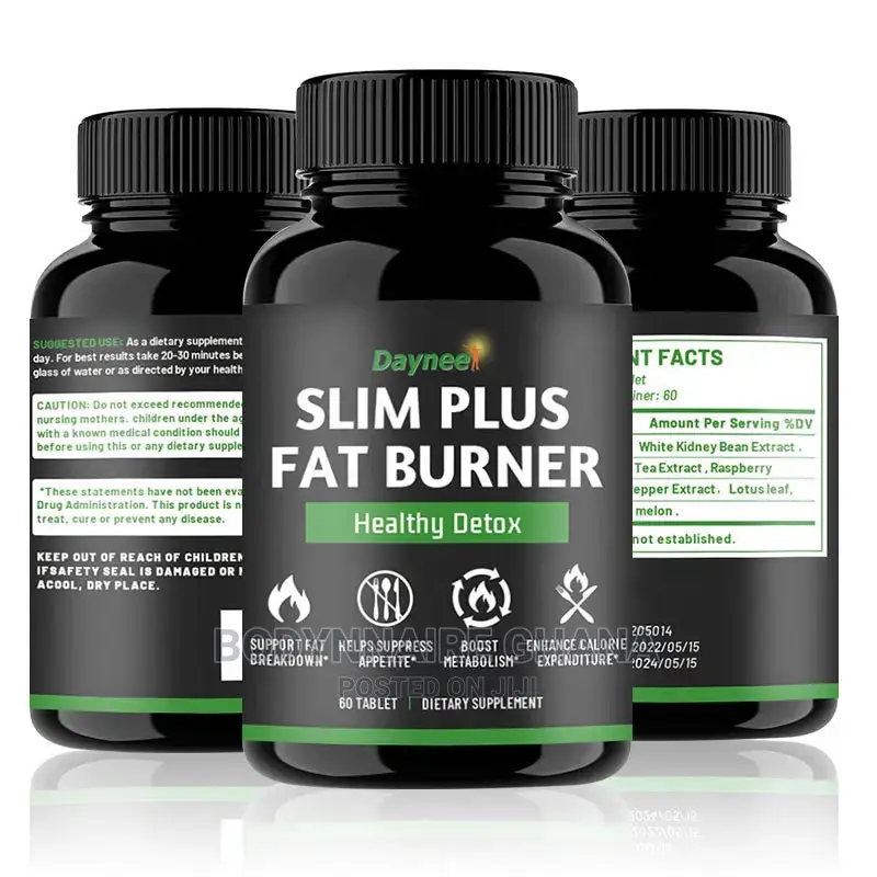 Slim Plus Fat Burner Tablet | Herbal Supplement For Weight Loss, Fat Burning And Appetite Control - Image 4
