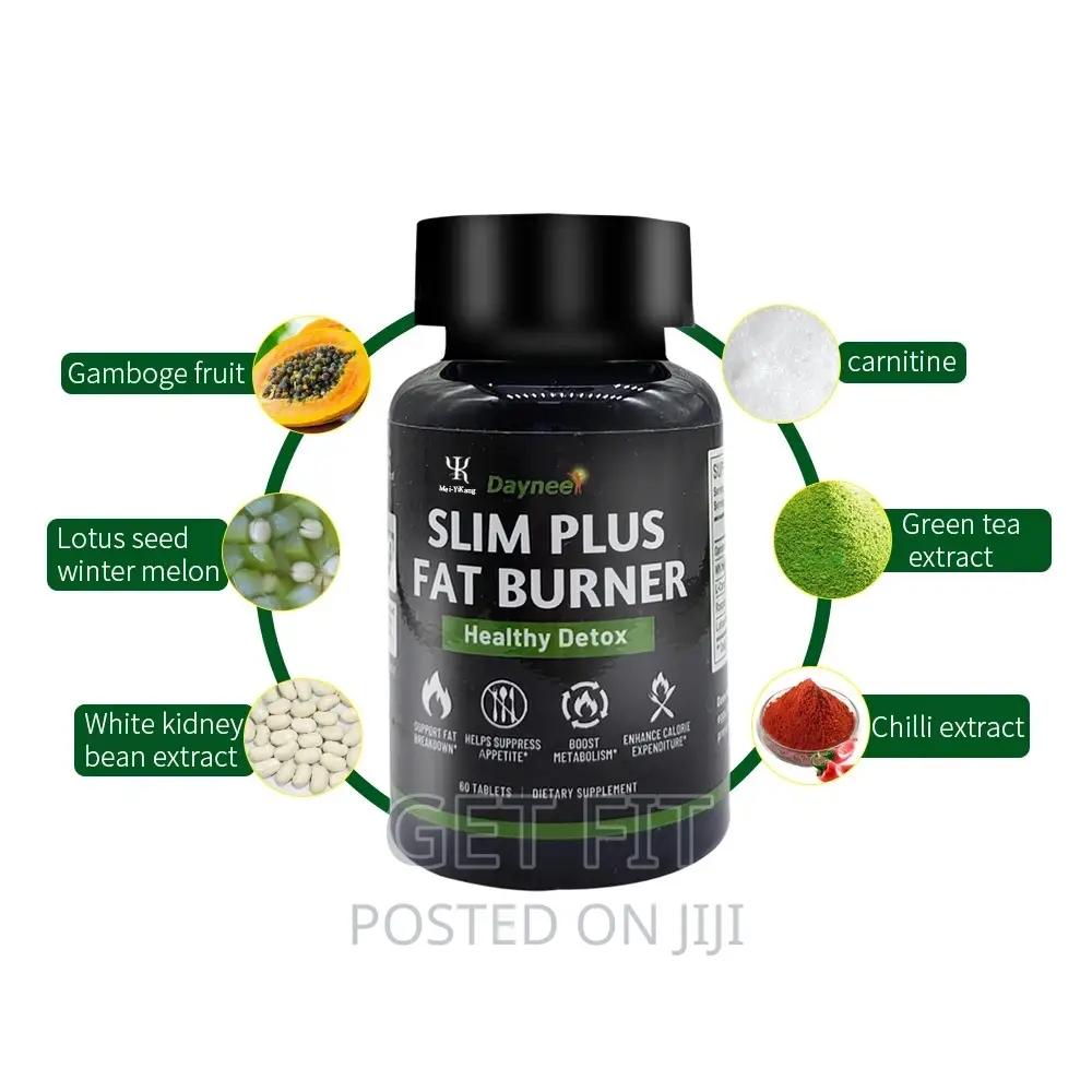 Slim Plus Fat Burner Tablet | Herbal Supplement For Weight Loss, Fat Burning And Appetite Control - Image 5