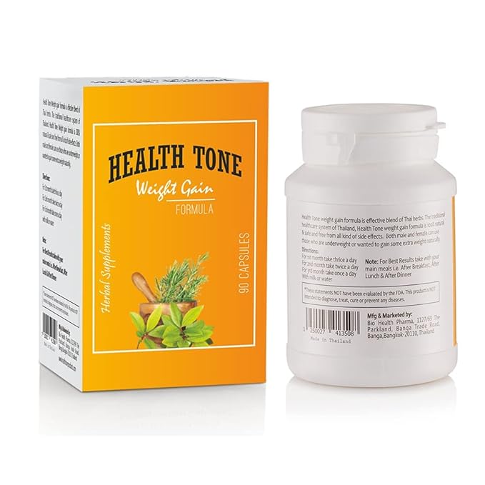 Health Tone Weight Gain Capsules ( 90 caps) : A Natural Solution for Healthy Weight Gain - Image 7