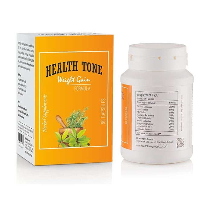 Health Tone Weight Gain Capsules ( 90 caps) : A Natural Solution for Healthy Weight Gain - Image 6