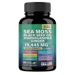 benefits after using Sea Moss + Black Seed Oil + Ashwagandha + Ginger Supplement