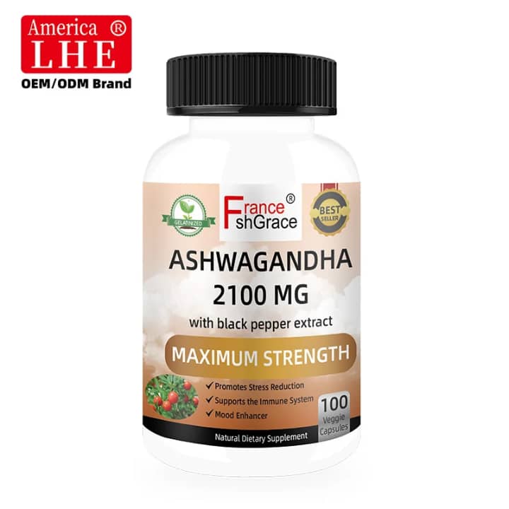 Ashwagandha 2100MG Maximum Strength – Reduce Stress, Boost Energy, Enhance Hormones & Total Body Performance Naturally