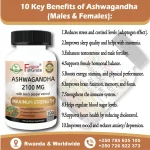 Ashwagandha 2100MG Maximum Strength – Reduce Stress, Boost Energy, Enhance Hormones & Total Body Performance Naturally